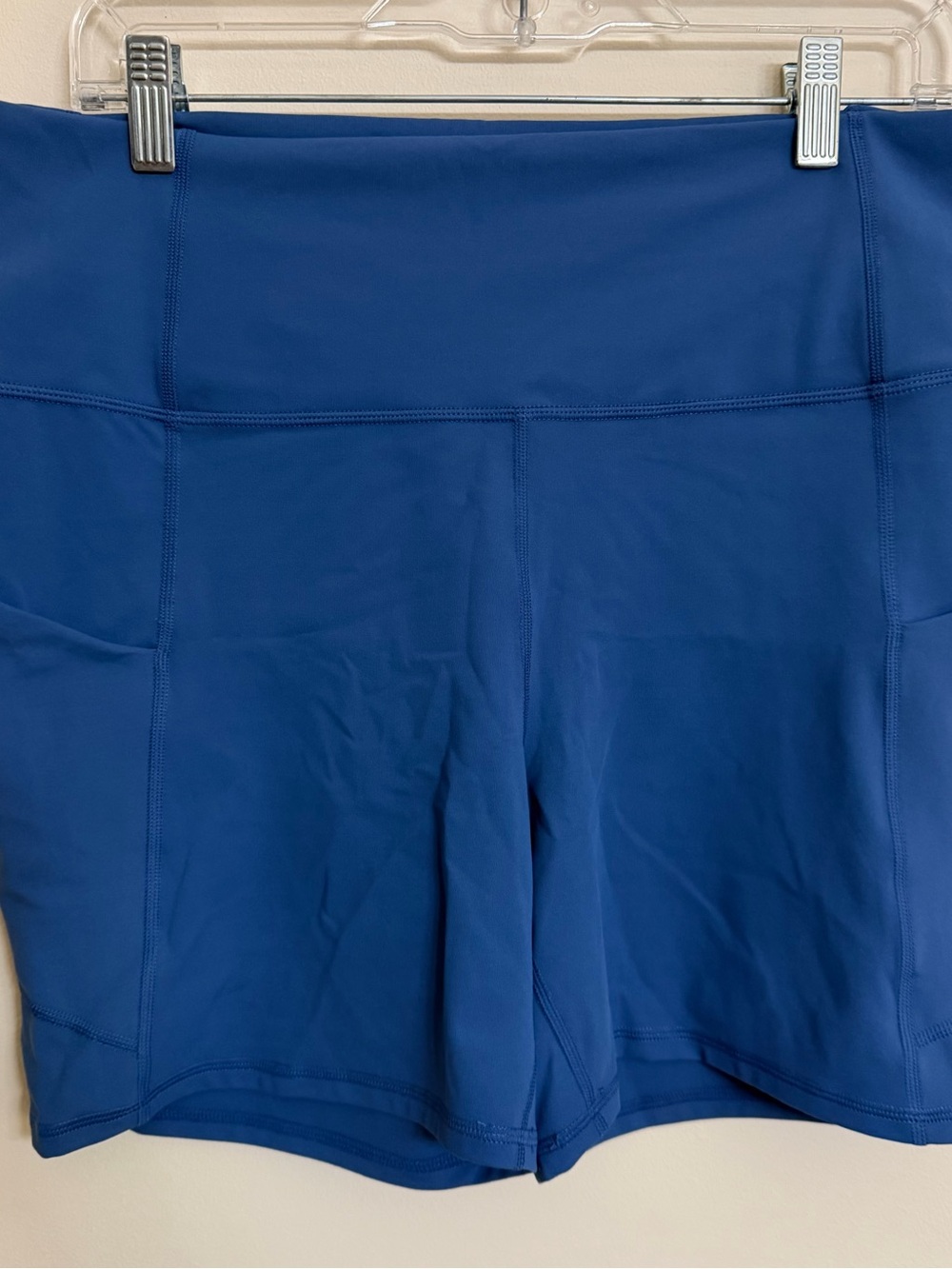 Fabletics Navy Blue High-Rise Bike Shorts